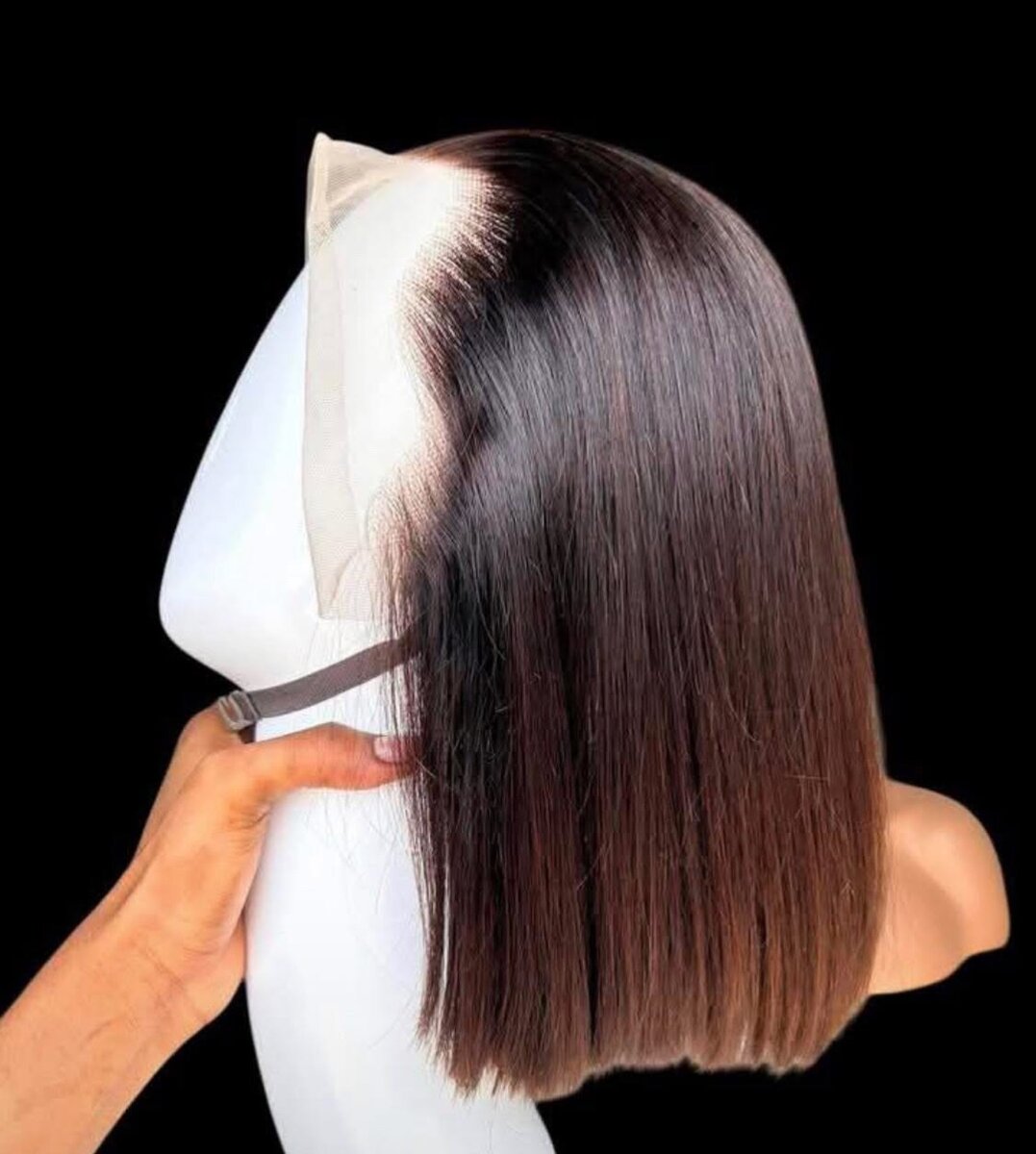 Perruque lace front droite