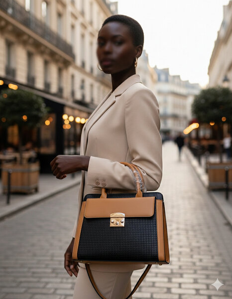 Sac à main élégant en cuir