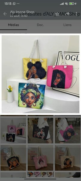 Sacs fourre-tout artistiques