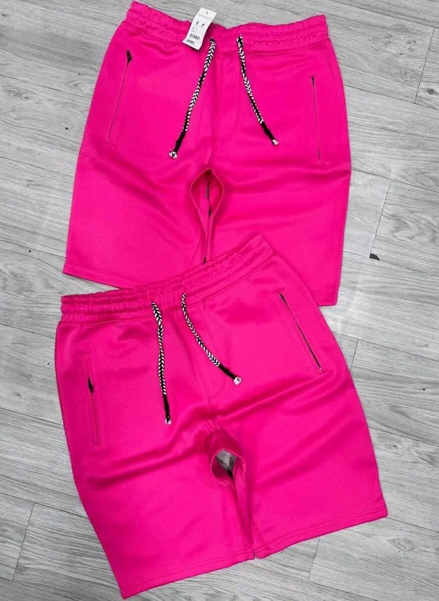 Shorts roses pour homme