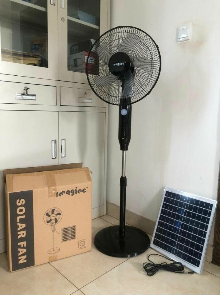RECHARGEABLE SOLAR FAN