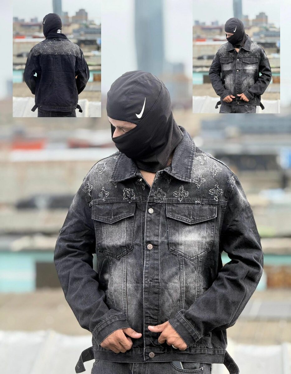 Veste en jean tendance homme