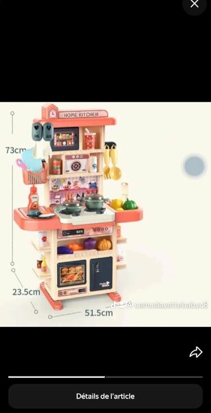 Cuisine en jouet pour enfants