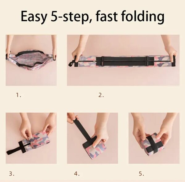 Sac de sport pliable compact