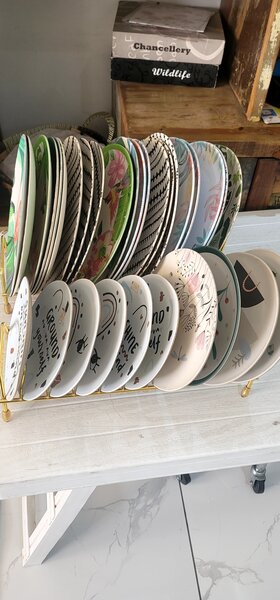 Assiettes Décoratives Colorées