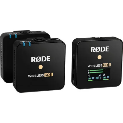 RODE Wireless GO II 2-Person Wireless Microphone System/Recorder (2.4 GHz, Black)