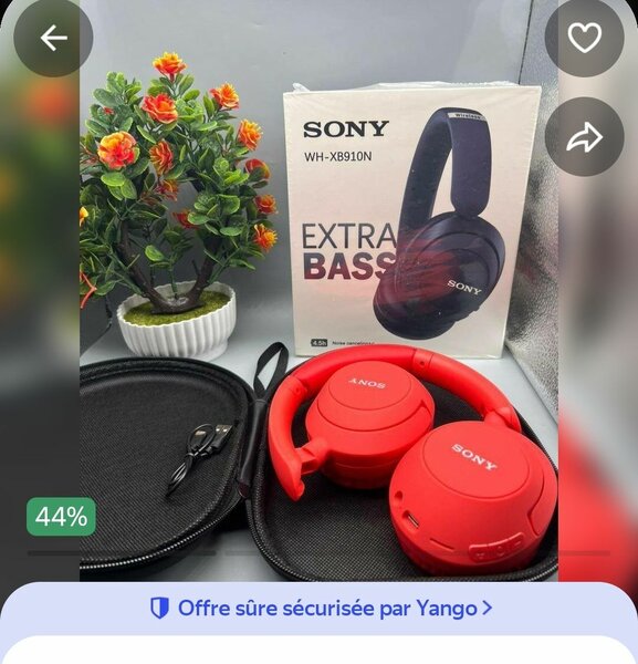 Casque Audio Sony Extra Bass