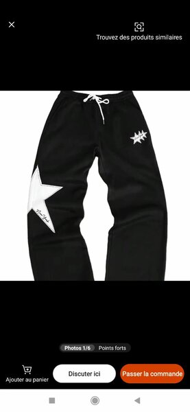 Pantalon de jogging étoile