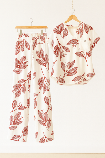 Ensemble fleuri élégant