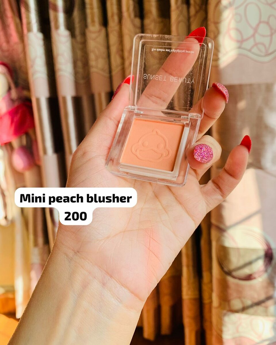 Mini peach blusher  