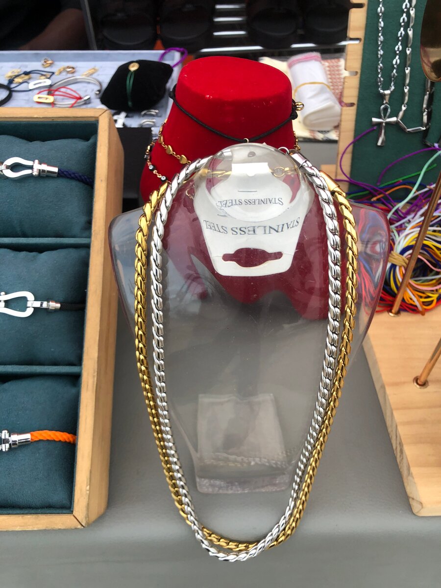 Colliers Acier Inoxydable Élégants