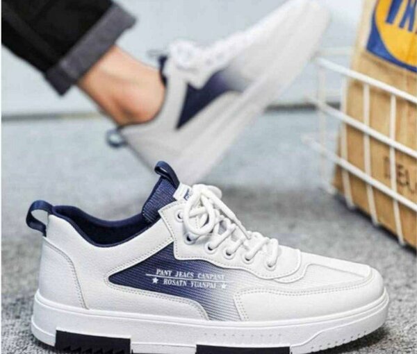 Baskets Homme Blanc Confort