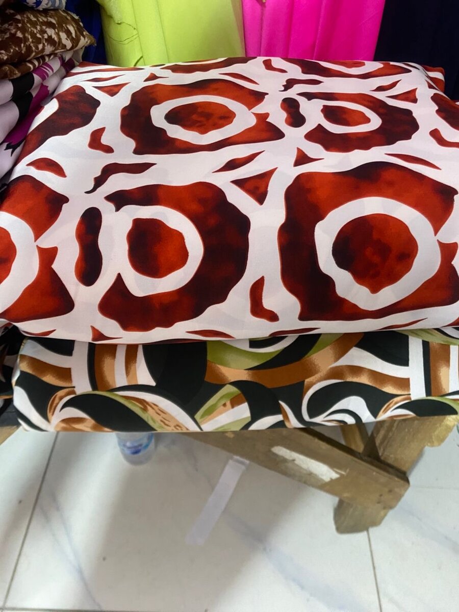 Tissu en Coton Imprimé Africain