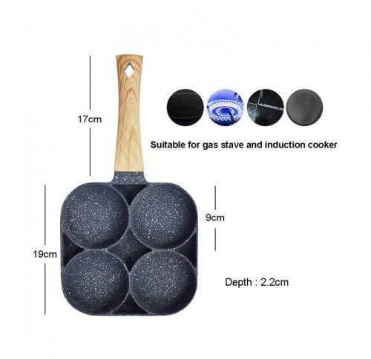 Marmite à frire, Marmite à crêpes antiadhésive, Cuisine pour