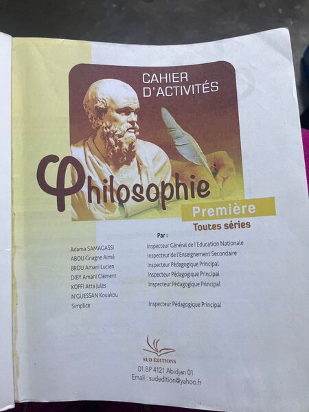 Cahier d'Activités Philosophie