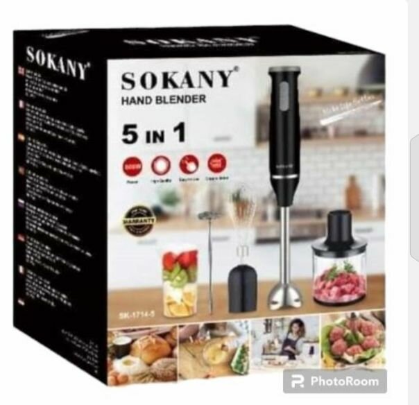 Mixeur Plongeant Sokany 5-en-1
