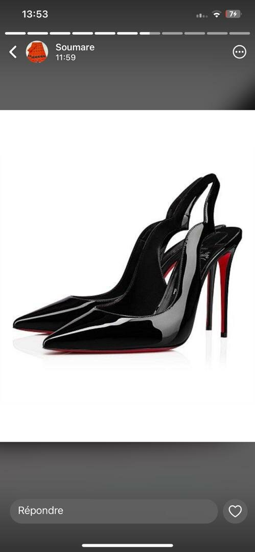 Escarpins noirs à talons hauts