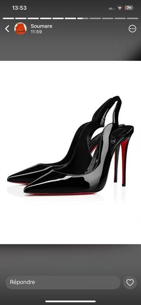 Escarpins noirs à talons hauts