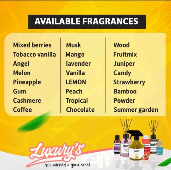 500ml Luxury's spray bottles