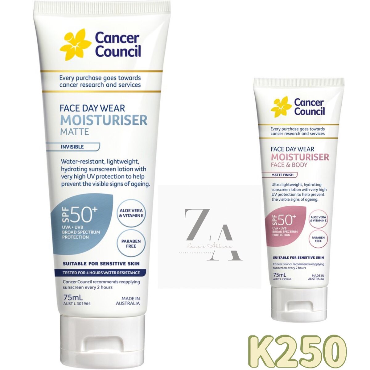 Cancer Council Matte Sunscreen SPF50