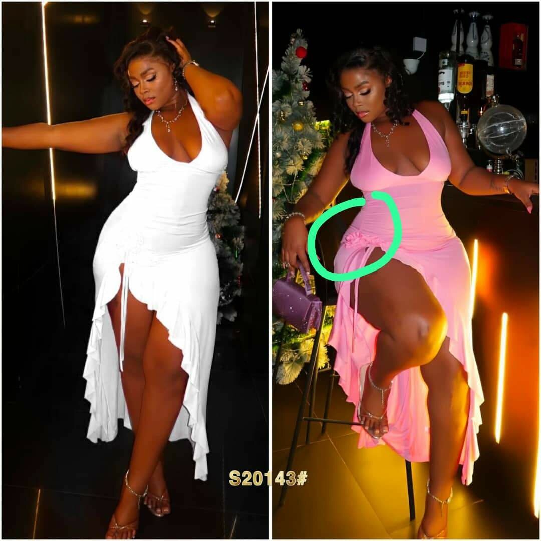 Robe élégante dos nu sexy