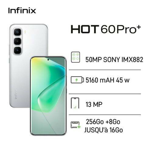 Infinix HOT 60 Pro+ 256Go + 8G