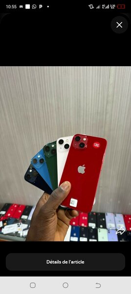 Smartphones de différentes couleurs