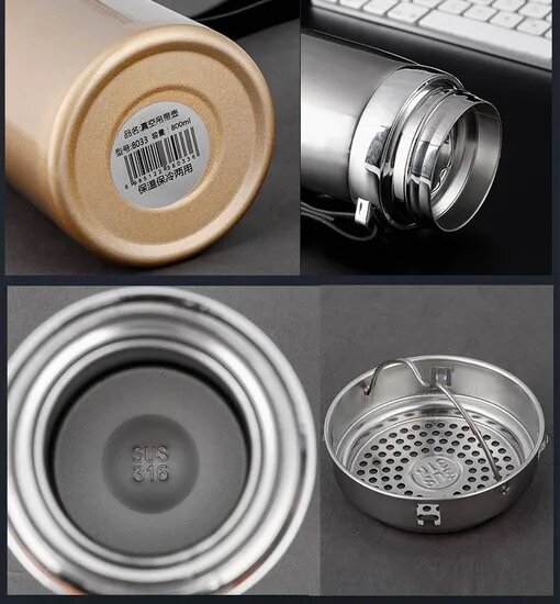 Bouteille Isotherme Inox 600ml