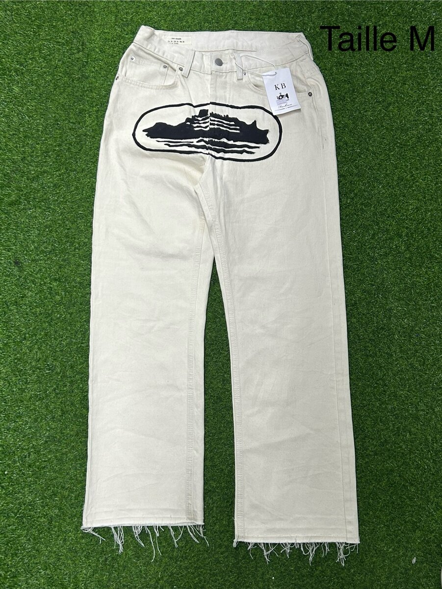 Jean blanc décontracté M