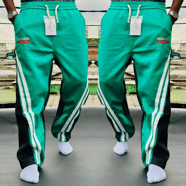 Pantalon de sport vert pour hommes