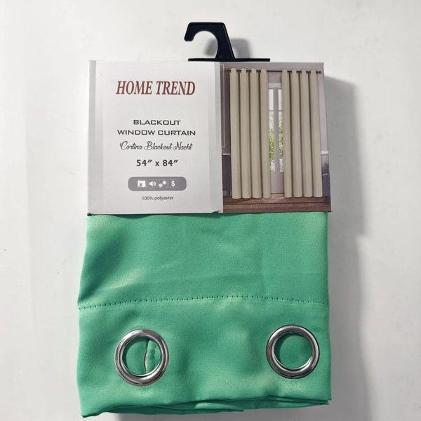 Rideau occultant vert menthe 1