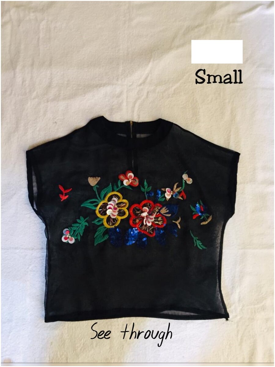 Salaula crop tops and tops