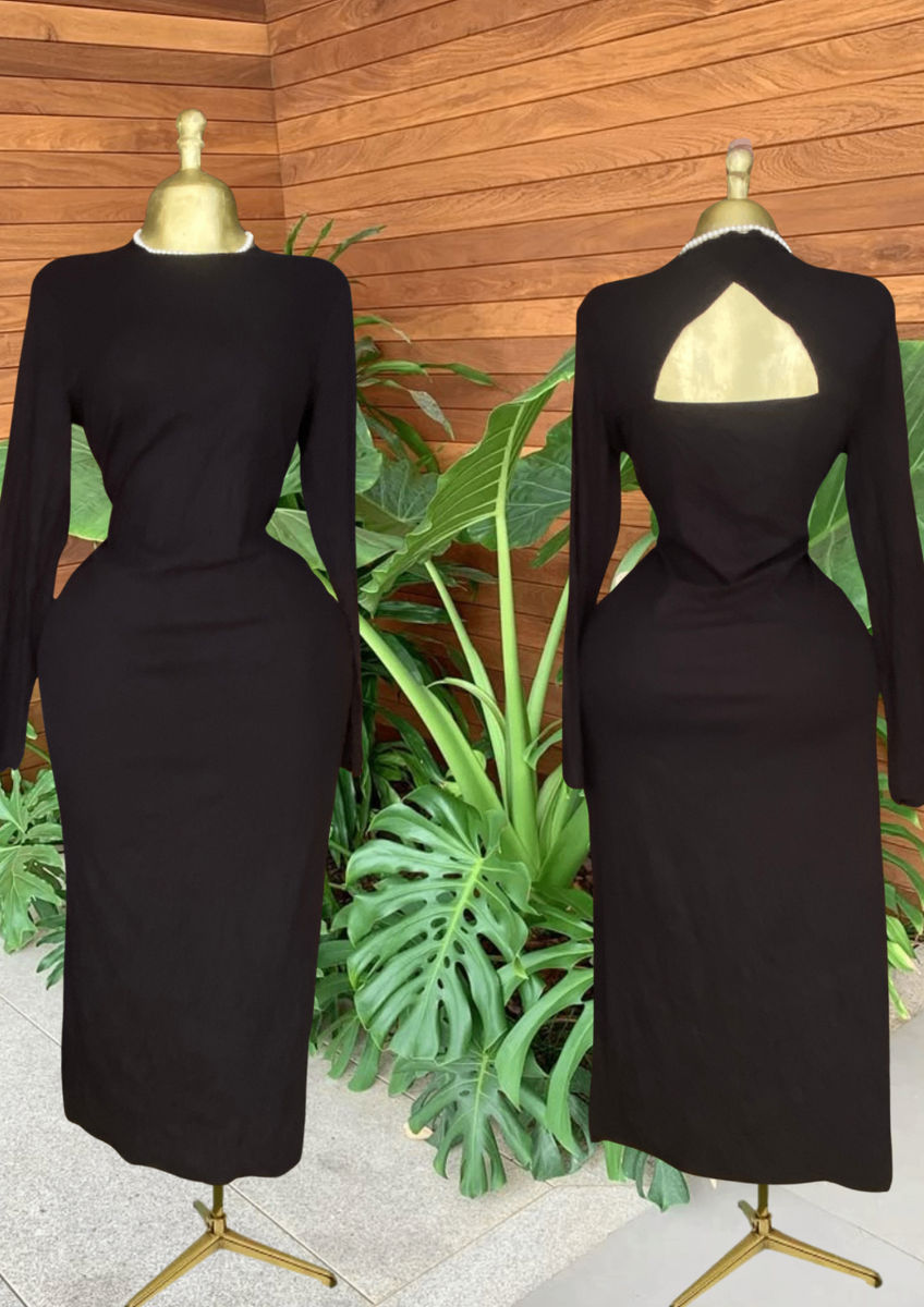 Robe élégante dos ouvert