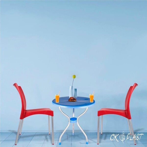 Table terrasse et 2 chaises
