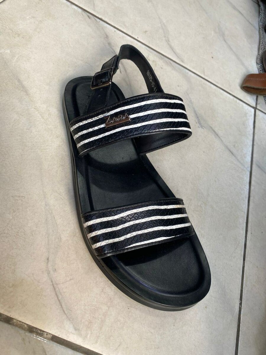 Sandales décontractées en cuir