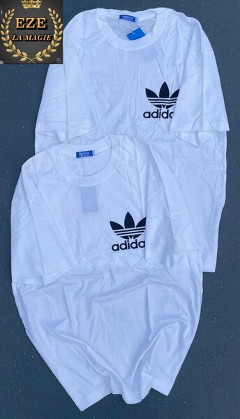 T-shirt blanc logo noir homme