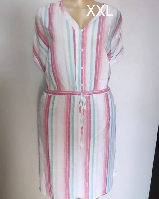 Striped Shirt Dress