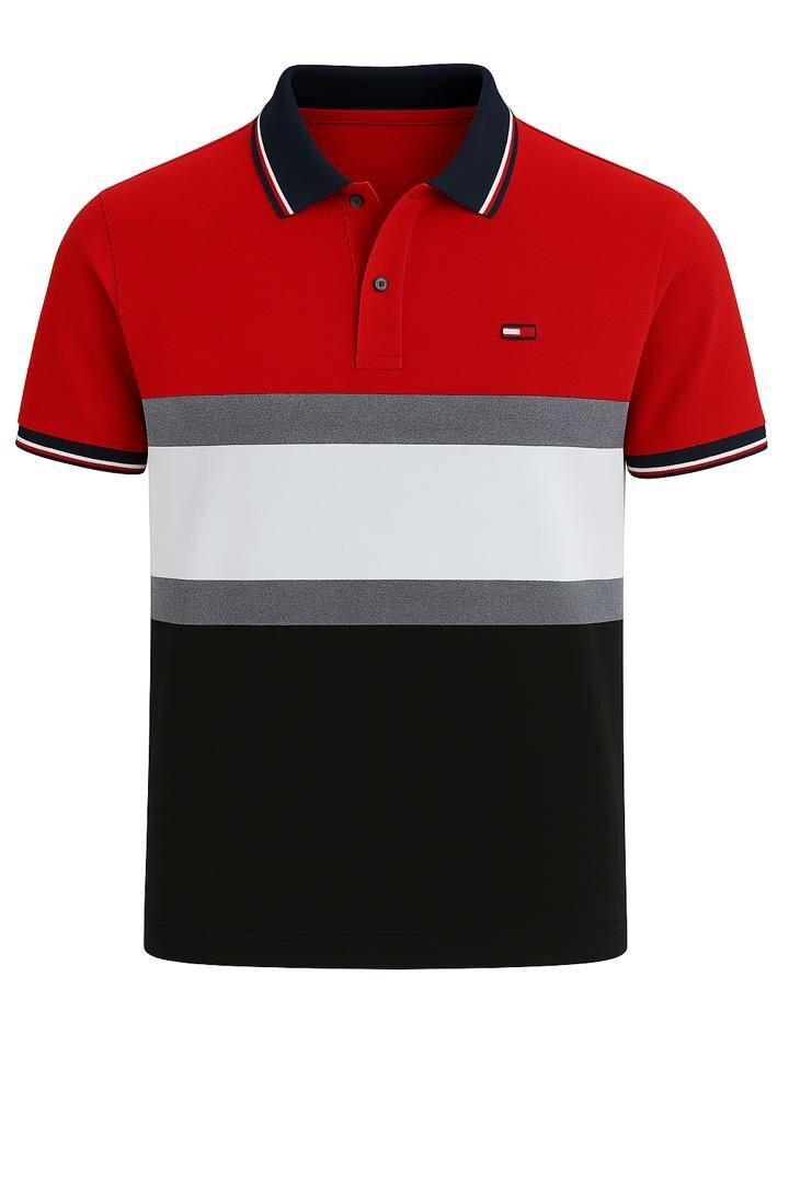 Polo homme rayé classique