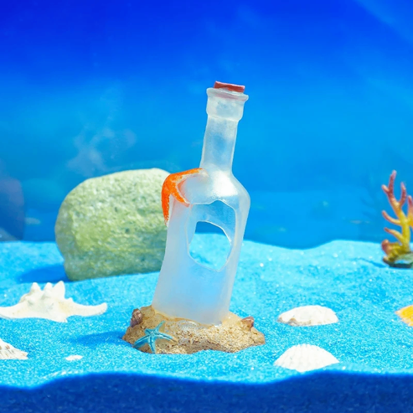 Décoration bouteille flottante