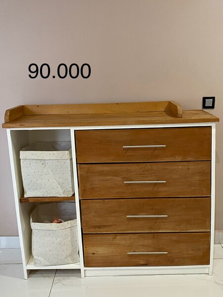 Wooden Changing Table Dresser