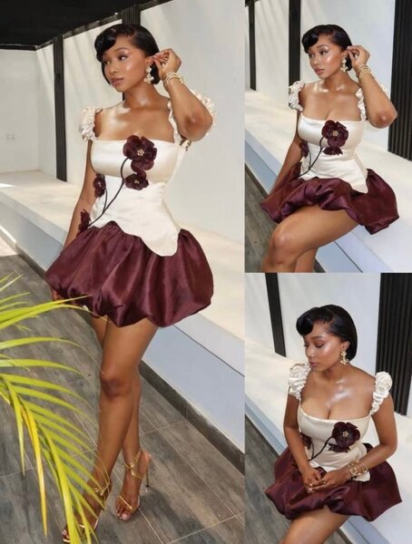 Robe élégante fleurie femme