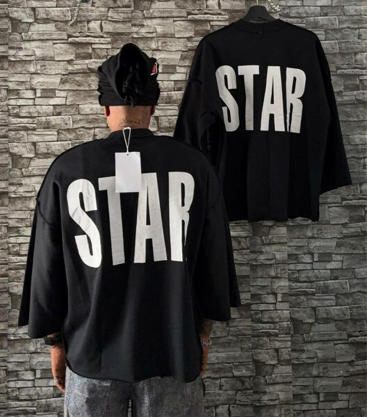 Sweat-shirt oversize 'Star'
