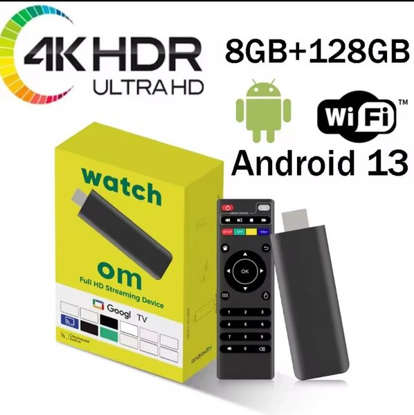 Clé TV Android 13 UHD 4K