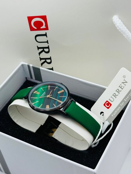 Montre CURREN Marron & Vert