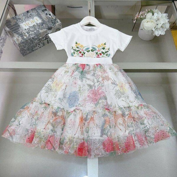 Robe Fille Fraîche Floral