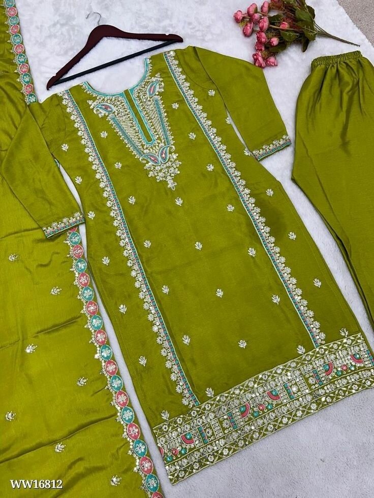 Organza 3 Peace Suit