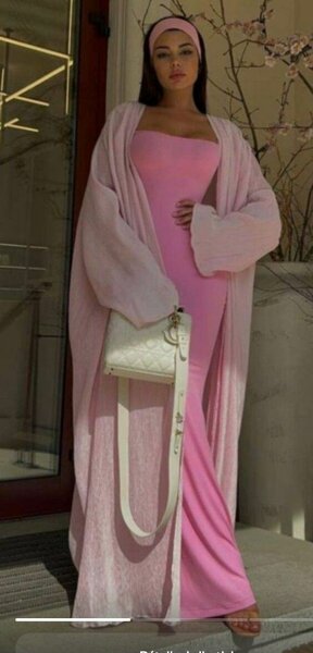 Ensemble robe et cardigan élégant