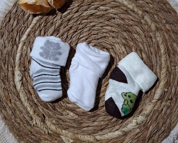 Chaussettes bébé confortables - Lot de 3