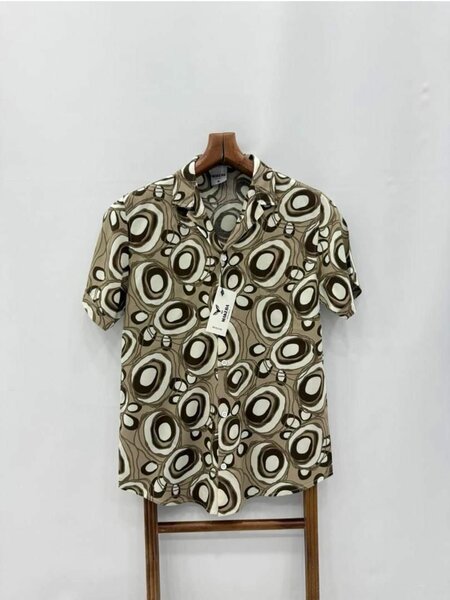 Chemise décontractée à motifs