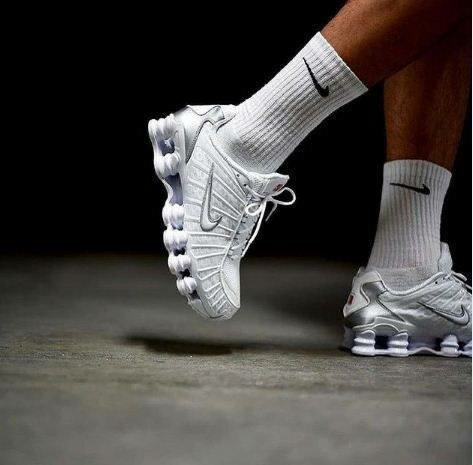 Basket Nike shox white